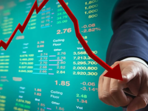 फाइनेंशियल स्टॉक्स में गिरावट ने बाजार को नीचे खींचा सेंसेक्स अंक टूटा निफ्टी पर सपाट बंद…