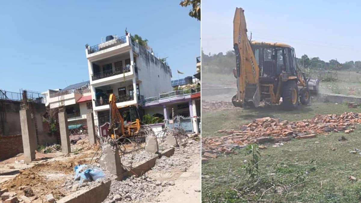 लखनऊ में बुलडोजर एक्शन किसान पथ और न्यू हैदराबाद में बने अवैध निर्माण को किया गया ध्वस्त…