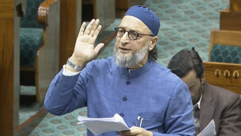 इस देश का नाम किसी देवी या देवता के नाम पर नहीं है फिर संसद में वंदे मातरम क्यों के आरोपों पर असदुद्दीन…