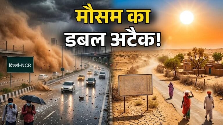 देश में मौसम के दो रंग कहीं धूल भरी आंधी और बारिश का शोर तो कहीं डिग्री के साथ लू का टॉर्चर…